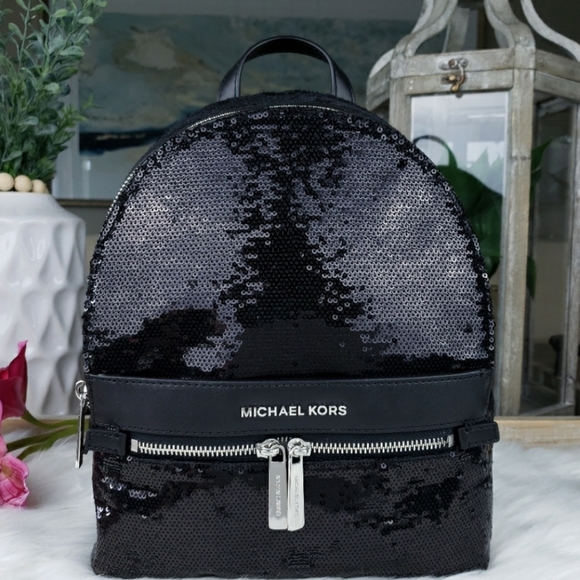 michael kors glitter backpack